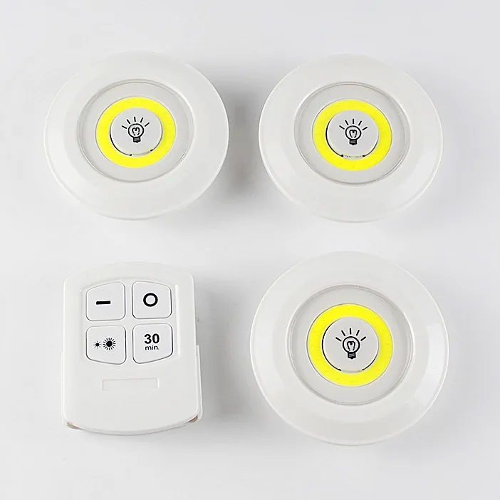 3*AAA Battery Operated Wireless Remote Control Multifunctional LED Wall Night lights for Cabinet Bedroom