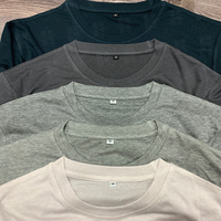 T-shirt à manches courtes respirant en laine mérinos 100 % avec logo personnalisé de haute qualité, lavable en machine, pour le sport et les activités de plein air pour hommes