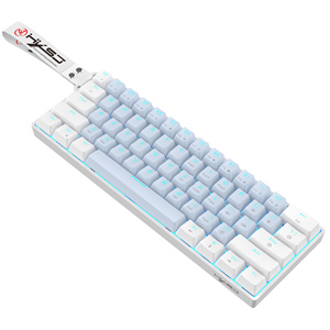 Nuevo <span class=keywords><strong>Teclado</strong></span> Mecánico Mini 2026 con Cable, 60%, Iluminación LED <span class=keywords><strong>RGB</strong></span>, USB Tipo-C, ABS, Compacto, Portátil, 61 Teclas, para Oficina - Product Image 2