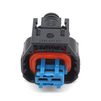 Connecteur femelle étanche noir Bosh 2 voies 1928405522 / 1 928 405 522