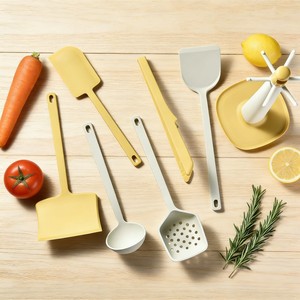 Silicone Spatula Set 6 Pieces Oven Safe Microwave Safe Non Stick Cooking Utensils Kitchen Tools For Frying Stirring Serving - Product Image 1