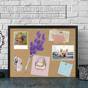 Tableau d'affichage en liège HOLYDE Modèle 1008 pour messages, notes et photos, idéal pour les murs d'apprentissage des enfants - Vente en gros - Product Image 2