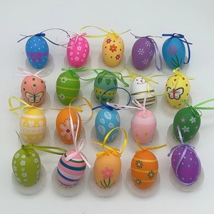 No abrir <span class=keywords><strong>huevos</strong></span> de Pascua de plástico diseño de impresión gigante DIY fiesta Favor decoración regalos huevo de Pascua adornos colgantes <span class=keywords><strong>huevos</strong></span> de Pascua - Product Image 3