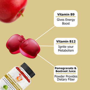 Gomitas de Vinagre de Sidra de Manzana de Marca Privada OEM con Vitamina B12 y Folato para Supresión del Apetito y Apoyo a la Pérdida de Peso - Product Image 3
