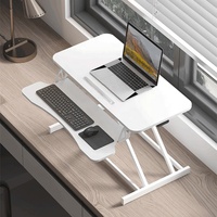 Table de support de bureau pour ordinateur portable avec ventilateur de refroidissement et tapis de souris