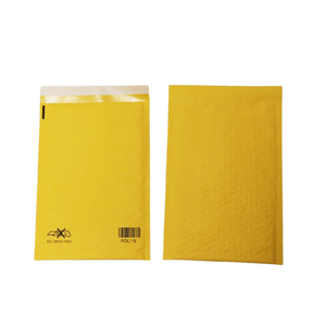 Enveloppe à bulles en kraft jaune très résistante avec bulles hautement élastiques pour l'emballage d'objets fragiles - Product Image 1