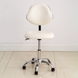 Tabouret de travail dentaire moderne et minimaliste en métal, transfrontalier, avec soutien lombaire et hauteur réglable, pour dentistes professionnels - Product Image 1