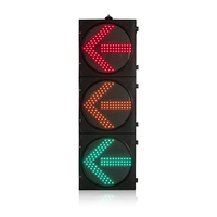 Feu de signalisation LED sans bordure résistant aux UV de 300 mm (12 pouces) -40 ℃ ~80 ℃   pour les zones portuaires et de construction