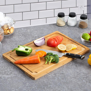 Planche à découper en bambou extra large XXL, qualité professionnelle, bloc de découpe rectangulaire, antibactérien - Product Image 2