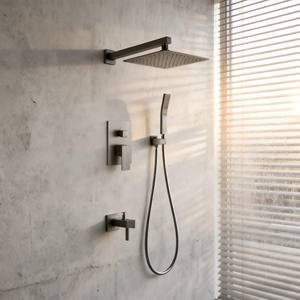 Set <span class=keywords><strong>doccia</strong></span> termostatica professionale con manico singolo, cartuccia ceramica di precisione in corpo ottone massiccio, superficie cromata lucidata - Product Image 4