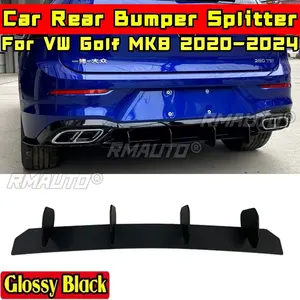 Kit de Carrocería para VW Golf MK8 2020-2024, Difusor de Parachoques, Estilo Deportivo, Negro Brillante, Divisor de Parachoques, Difusor, Alerón, Accesorios para Automóviles - Product Image 4