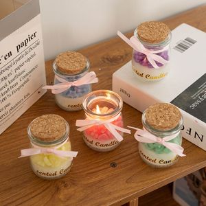 Romantic Star Heart Glass Container Scented Candle Tabletop Ornament For Wedding Guest Gift - Product Image 5