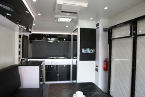 <span class=keywords><strong>Caravane</strong></span> de voyage tout-terrain de 14,6 pieds avec <span class=keywords><strong>porte</strong></span> arrière à rampe pour ATV, UTV, moto, camping-car fermé - Product Image 4