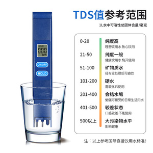 Testeur de qualité de l'eau numérique Chef Season Show TDS, stylo numérique 0-999 ppm pour la détection de l'eau potable du robinet - Product Image 4