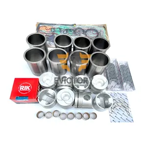 HINO EF750 revizyon kiti için piston gömlek silindir kafası contası ana conrod yatak