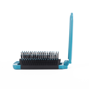 Venta al por mayor portátil de viaje 2 en 1 peine para el pelo espejo regalo presente bolsillo plegable mini espejo de maquillaje peine con logotipo personalizado - Product Image 2