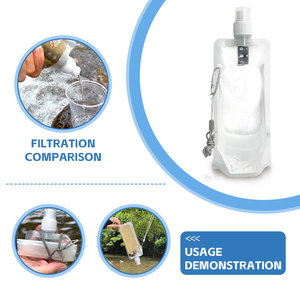Essenziale per la Preparazione alle Emergenze e le Borse di Sopravvivenza, Sacca Filtrante per Acqua Compatta e Pieghevole con Ultrafiltrazione Portatile - Product Image 2