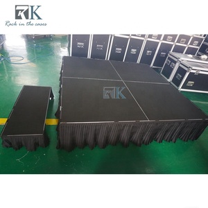 Pantallas de Escenario 1M * 1M Plataforma cuadrada Etapa plegable Estable Elevador de escenario - Product Image 4