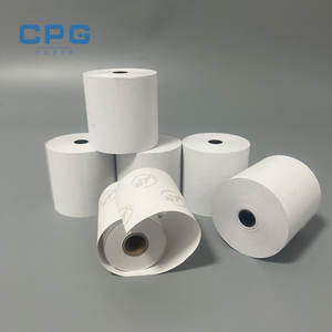 Fournisseur CPG Papier thermique personnalisé sensible à la chaleur pour terminal ATM/POS Rouleau de papier de reçu thermique 80x80mm - Product Image 1