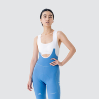 Cuissard bib femme sans coutures équipe personnalisé imprimé respirant sèche rapide OEM plus course longue distance