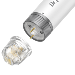 Professional Bio-Pen Q1S Wireless 5-Speed Derma-Microneedling-Pen with Blue &amp; Red-LED for Face/Head/<strong>Hands</strong> Skin Treatment - Product Image 5