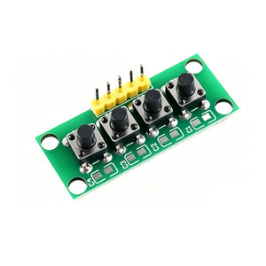 Module de clavier à 4 boutons indépendants 1x4 MCU pour Arduino, idéal pour les cours et les projets étudiants - Product Image 1