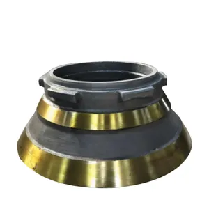 Mining Machine Spare Parts Cone Crusher Accessories High Manganese Steel Wear Parts of the Lining Plate