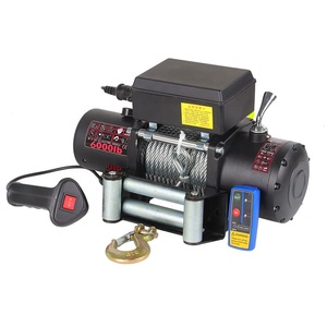 Treuil Électrique pour Voiture <span class=keywords><strong>12V</strong></span> 24V DC 13500 LBS avec Câble en Acier Haute Vitesse, Treuil Électrique 4x4 Étanche IP67 pour Camion Tout-Terrain 4WD - Product Image 3