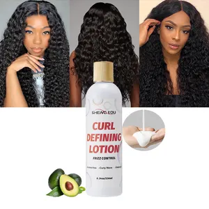 Nhãn hiệu riêng chăm sóc tóc hữu cơ Curl chất tăng cường tóc Lotion xác định Kem tạo kiểu xoăn