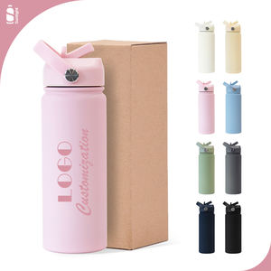 Розовая бутылка для воды из нержавеющей стали - Product Image 1