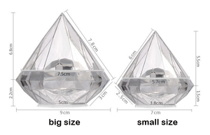 Kim Cương Hình Dạng Nhựa Trong Suốt Hộp Trang Điểm <span class=keywords><strong>Sponge</strong></span> Trường Hợp Chủ Gói Cho Kim Cương Trang Điểm <span class=keywords><strong>Sponge</strong></span> - Product Image 6