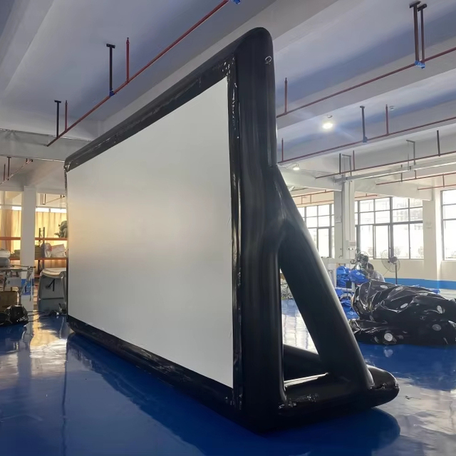 Backyard Outdoor Large Inflatable Movie Screen Projector With Stand Yard Projector Screen Inflatable Screen Movie Cinema