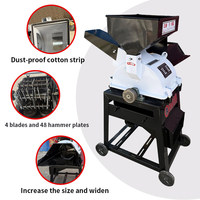 Fraiseuse multifonctionnelle de maïs Machine à trancher pour l'alimentation animale Coupeur de paille et broyeur de maïs Hachoir à herbe pour le bétail