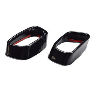 Roestvrijstalen Zwarte Auto Uitlaatpijp Cover Voor Bmw <span class=keywords><strong>M</strong></span> Sport Versie X5 F15 2014-18 & X6 F16 2015-19 Nieuwe Staat - Product Image 1