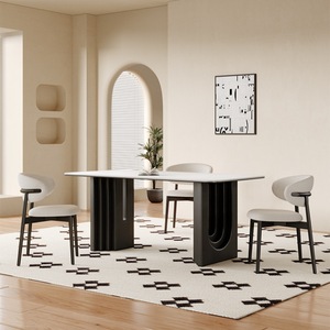 Scarpa <b>Table</b> 4 Piece Solid Wood <b>Dining</b> Set <b>White</b> Ash Wood Durable Box Frame Structure <b>Dining</b> Room Furniture - Product Image 3