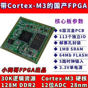 Placa de desarrollo FPGA SoC doméstica Zhidojing – Placa central/de evaluación con núcleo Cortex-M3 M665 - Product Image 5