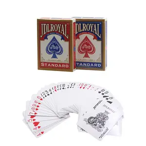 bermain kartu untuk trik sulap Suppliers-Kartu Sulap Baru Permainan Sulap Standar Biru atau Merah Trik Sulap Gratis Ongkos Kirim Buatan Cina