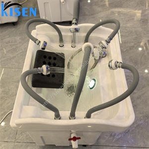 อ่างสระผมแบบพกพา Kisen Unique Design Waterfall 6 หัวฝักบัว ไม่ต้องใช้ท่อ สำหรับร้านตัดผม ร้านเสริมสวย ร้านทำเล็บ - Product Image 2