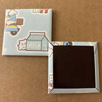 Mesin Pembuat Magnet Kulkas Foto Manual Neodymium Dowell Baru dengan Pemotong Kertas untuk Hotel Desain Persegi & Komponen Logam