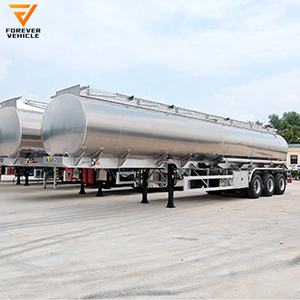 Semirremolque Cisterna de Acero Usado con Tracción Automática, 3 Ejes, 56.1-58 CBM, 21-30T, para Transporte de Gas GLP, 12r22.5, en Venta - Product Image 1