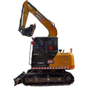 Excavadora usada China venta directa de segunda mano Excavadora Sany Sy215C Excavadora mediana Sy215C Excelentes condiciones de trabajo - Product Image 1