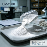 ZHUOTAI UV-1988 (PR25) Absorbeur UV 99% Poudre blanche pure CAS 7443-25-6 Stabilisateur de lumière Agent anti-jaunissement pour
