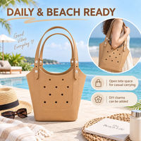 Grand sac de plage Eva, sacs de marché, sac de voyage moyen, sac de rangement, sac de natation, sacs de courses réutilisables XL imperméables pour enfants