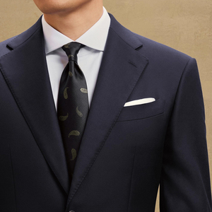 <span class=keywords><strong>Costume</strong></span> de mariage pour hommes Ensemble deux pièces <span class=keywords><strong>chic</strong></span> et décontracté pour mariés de qualité supérieure <span class=keywords><strong>Costume</strong></span> italien en laine mélangée pour hommes - Product Image 3