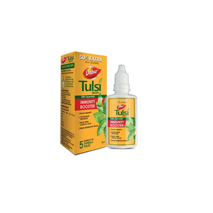 Suministro de fábrica Dabur Tulsi Drops para el refuerzo de la inmunidad Suplemento sanitario para la exportación mundial de la India - Product Image 3