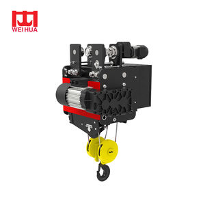 Alat Angkat Listrik Tali Kawat Berat Tahan Lama dengan Remote Control Eropa, Kapasitas Angkat 5 ton, 8 ton, 10 ton untuk <span class=keywords><strong>Crane</strong></span> Overhead - Product Image 2