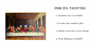 <span class=keywords><strong>Pintura</strong></span> <span class=keywords><strong>al</strong></span> Óleo Clásica Europea Pintada a Mano <span class=keywords><strong>de</strong></span> Jesús, La Última Cena, sobre Lienzo para Decoración, Retrato Impresionista, Pinturas Famosas - Product Image 4