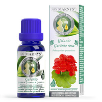 Aceite Esencial Orgánico de Geranio Marnys 10 ml 100% Puro Natural para Aromaterapia, Masajes Corporales y Cuidado de la Piel
