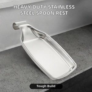 YOTO per alimenti per uso alimentare <span class=keywords><strong>porta</strong></span> attrezzi da cucina in acciaio inossidabile grande supporto per <span class=keywords><strong>mestolo</strong></span> a spatola - Product Image 3
