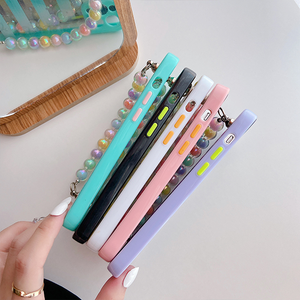 Funda de teléfono móvil de lujo ecológica líquida con cadena de perlas de fabricación Original para <span class=keywords><strong>Iphone</strong></span> 11 <span class=keywords><strong>12</strong></span> 13 14 15 16 17 Pro Max - Product Image 6